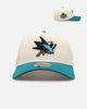 New Era San Jose Sharks 'Team Color Visor' 9FORTY A-Frame Snapback Chrome/Official Team Color