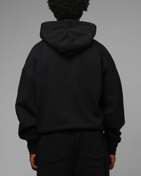 Loiter Hybrid Premium Hoodie Black/Leopard