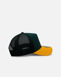 New Era Oakland Athletics 'Washed Truckers' 9FORTY A-Frame Trucker Snapback Official Team Color
