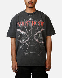 73Studio Marvel Sinister Six Through The Eyes Heavyweight T-Shirt Black Wash