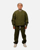 Carre Botanical Oversized Crewneck Forest Green