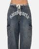 Saint Morta Gothic Denim Cargo Pants Dirty Denim