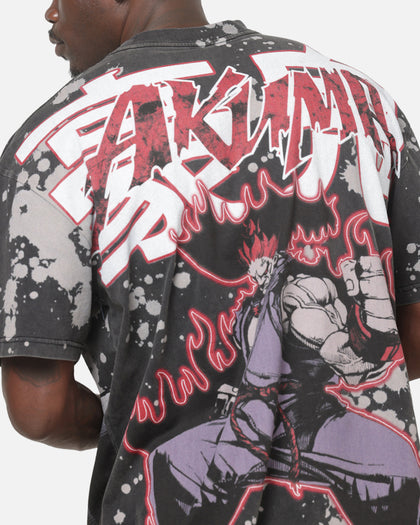 73Studio X Street Fighter Akuma All Over Print T-Shirt Black