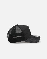 New Era Florida Marlins 'Camo' 9FORTY A-Frame Trucker Snapback Black