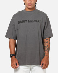 Saint Morta Apocalypse Boxy T-Shirt Washed Charcoal