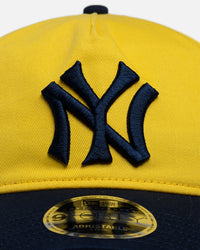 New Era New York Yankees 'Coop Two-Tone' 9FORTY A-Frame Unstructured Snapback Yellow/Navy