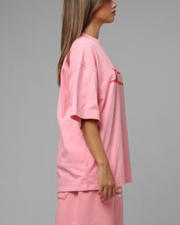 Loiter Hybrid Premium T-Shirt Pink