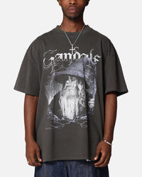 American Thrift X The Lord Of The Rings Gandalf Heavy T-Shirt Black Wash