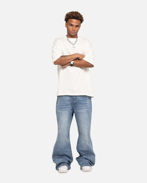 XXIII Game Play Flared Jeans Blue Denim