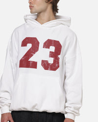 XXIII Varsity Hoodie White/Red