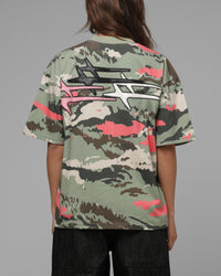 Loiter Hybrid Patch T-Shirt Camo