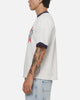 Carre 4 Star Ringer T-Shirt Grey Marle