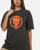 73Studio Marvel Punisher Flames Heavy T-Shirt Black Wash