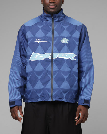 Loiter x Sonic Track Jacket Blue