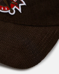 New Era Texas Rangers 'Walnut Cord' 9FORTY A-Frame Corduroy Snapback Walnut