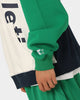 Starter Athletic Panel Hoodie Navy/Green