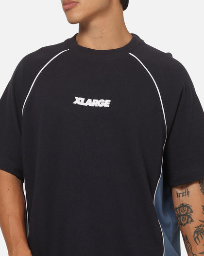 X-Large Raglan Panel Gorilla Fit T-Shirt Navy