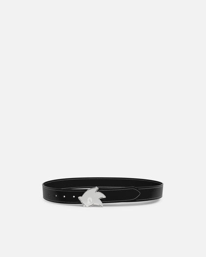 Loiter x Sonic The Hedgehog Leather Belt Black