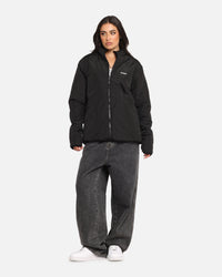 X-Large Camo Reversible Sherpa Jacket Black