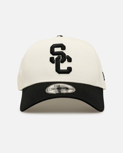 New Era University Of Southern California Trojans 'Easy Chrome Black' 9FORTY A-Frame Snapback Chrome/Black