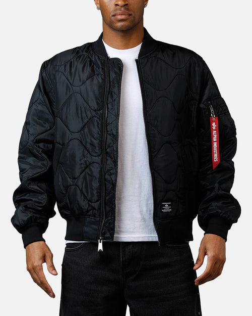 Alpha Industries L-2B Quilted Flight Jacket Black
