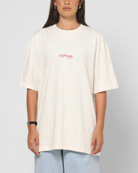 Ed Hardy Bloom T-Shirt Off White