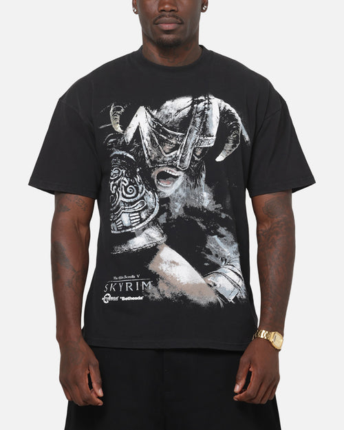 73Studio X Skyrim: The Elder Scrolls Skyrim T-Shirt Black Acidwash