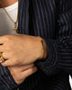 Guess Mainline Noir Crystals Plate Bracelet Gold