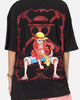 73Studio X One Piece Luffy Vintage T-Shirt Off Black