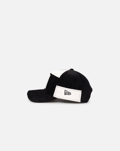 New Era Houston Astros 'Patchwork Corduroy' 9FORTY A-Frame Snapback Black/Cream