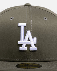 New Era Los Angeles Dodgers 'New Olive' 59FIFTY Fitted Green