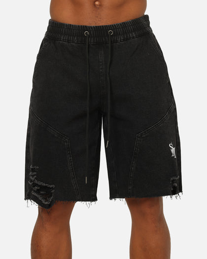Saint Morta Annex Baggy Jorts Black Shadow