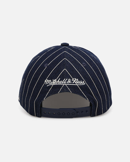 Mitchell & Ness Los Angeles Clippers 'Vintage Denim Stripes' Pro Pinch Snapback Denim Blue