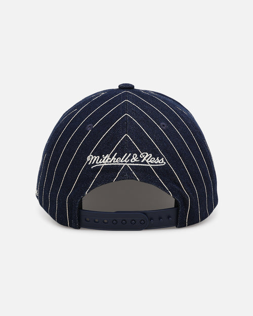 Mitchell & Ness Los Angeles Clippers 'Vintage Denim Stripes' Pro Pinch Snapback Denim Blue