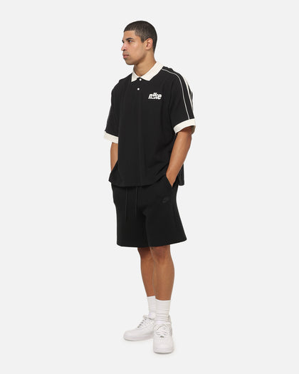 Nike Sportswear Club Oversized Futbol Polo Shirt Black
