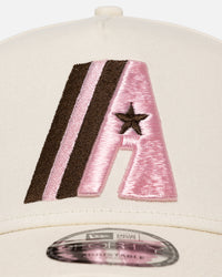 New Era Houston Astros 'Neapolitan Chrome' 9FORTY A-Frame Snapback Chrome/Pink Met