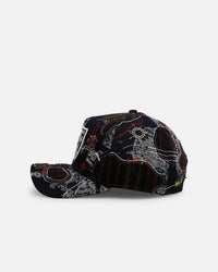 New Era Las Vegas Raiders 'Running Stitch' 9FORTY A-Frame Snapback Multi