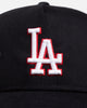New Era Los Angeles Dodgers 'Glow Scratch' 9FORTY A-Frame Snapback Black