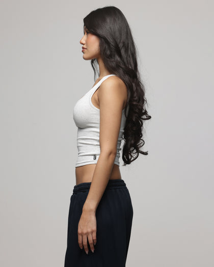 American Thrift Women's Scoop Neck Tank Grey Heather