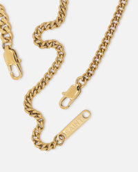 Saint Morta Duo Cuban Chain Set Gold