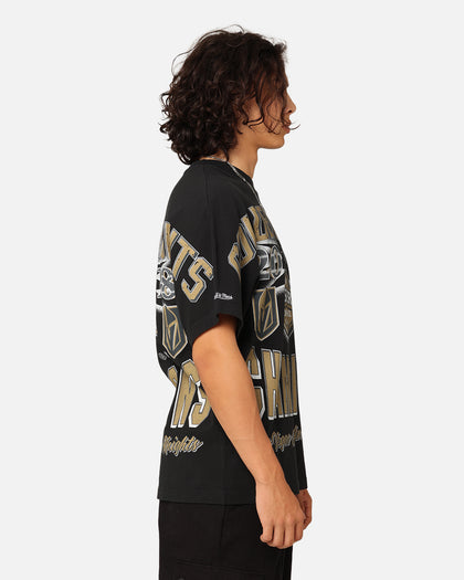 Mitchell & Ness Vegas Golden Knights Conference Champs T-Shirt Faded Black