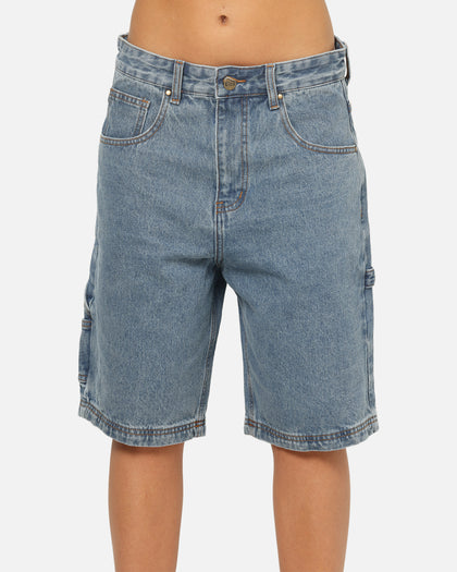 Carre Carpenter Jorts Mid Blue Wash
