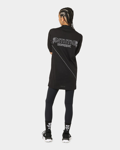 The Anti Order Military Oversized Polo Shirt Black/White
