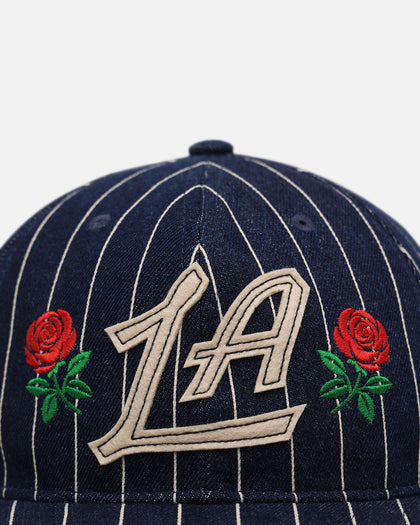 Mitchell & Ness Los Angeles Clippers 'Vintage Denim Stripes' Pro Pinch Snapback Denim Blue