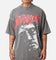 Loiter Search And Destroy Oversized T-Shirt Charcoal Grey