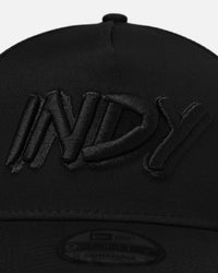 New Era Indiana Pacers 'NBA Black On Black' 9FORTY A-Frame Snapback Black