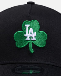 New Era Los Angeles Dodgers 'St.Patrick's Day' 9FORTY A-Frame Snapback Black/Green