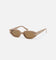Nuqe Zarah Sunglasses Tan/Brown