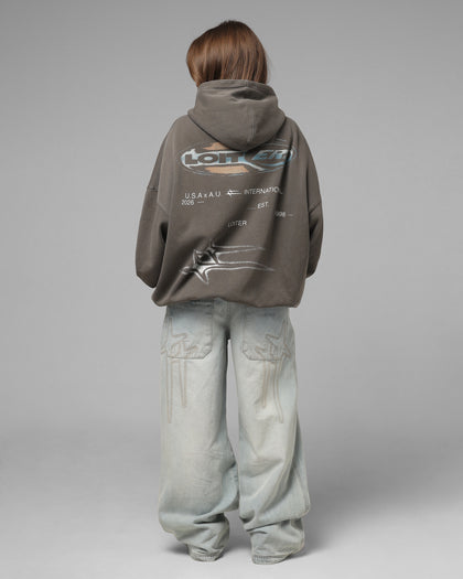 Loiter Speedform Hoodie Washed Charcoal