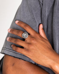 NXS Burning Heart Ring White Gold